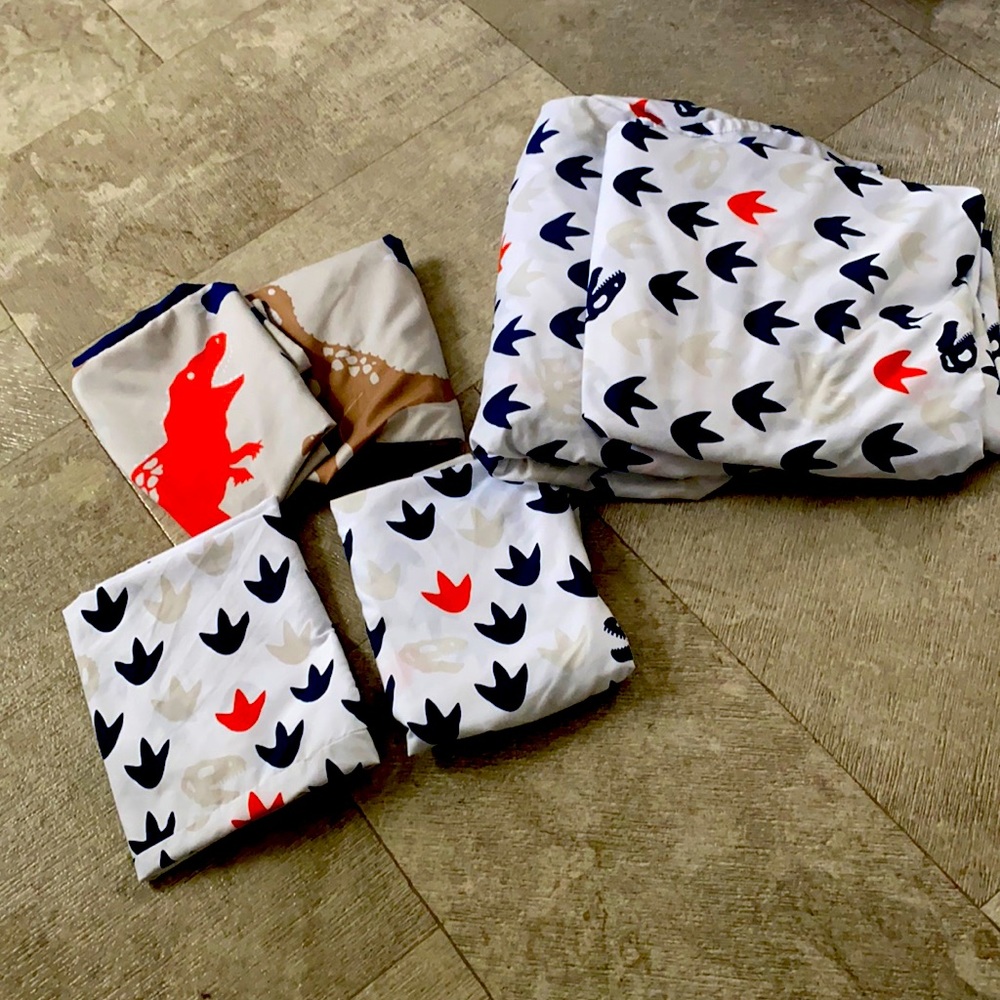 Target dinosaur full size sheet set bundle